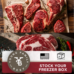 Stock Your Freezer Box (1/4) - 100lbs of beef